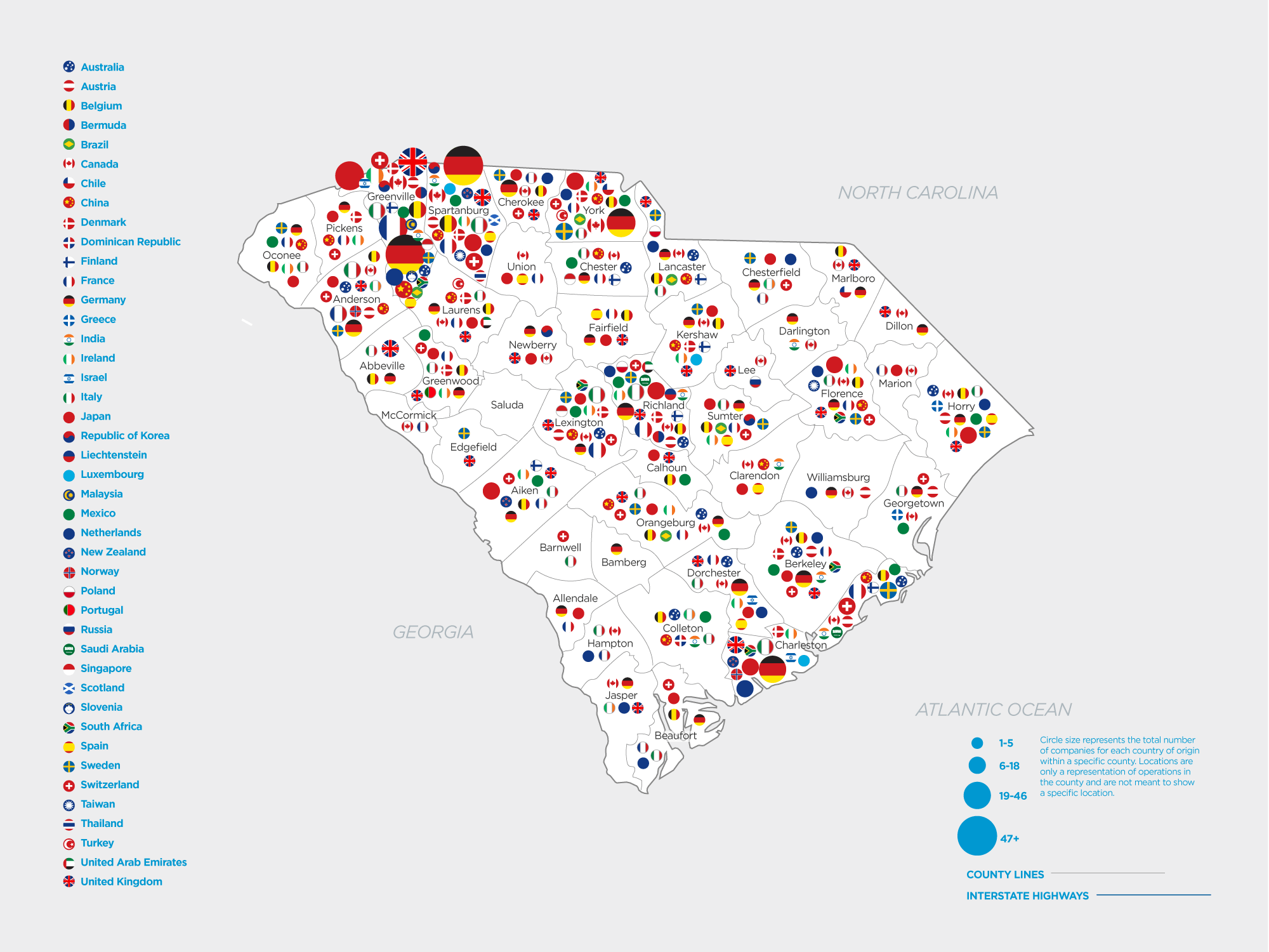 Foreign Country Map