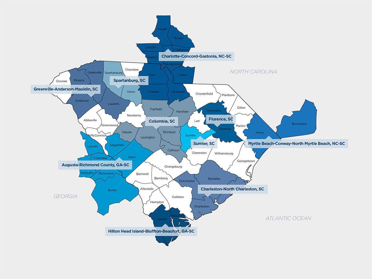 SC County Map